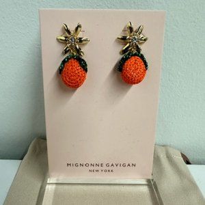 Mignonne Gavigan Positano Orange Earrings